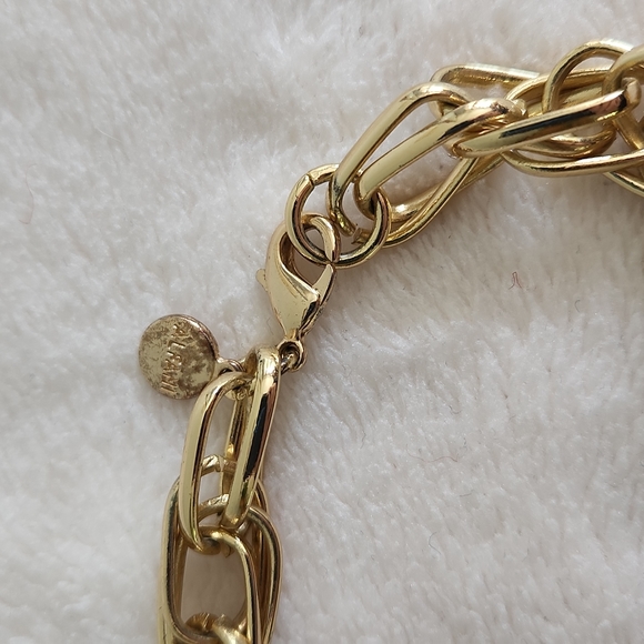 Alfani Necklace 19.75 in using Double & Single Links for illusion of 3 Links - Picture 4 of 7